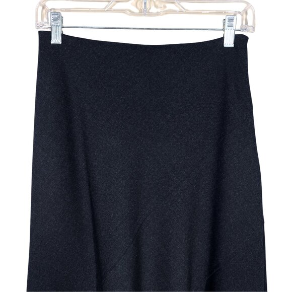 be Vintage Wool Blend A-Line Skirt • Size 4 • Dark Gray - Picture 2 of 8